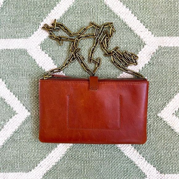 Madewell Brown Leather Clutch - Picture 3 of 4